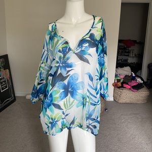 TOMMY BAHAMA SILK SHIRT TOP BLOUSE SIZE S MSRP $148.00 NWT